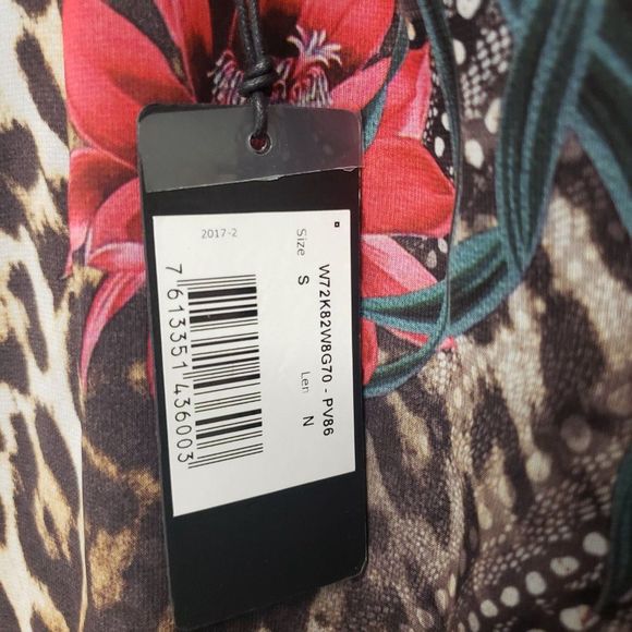 Guess Maxi Floral and Cheetah Print Dress Size Small - Picture 14 of 15